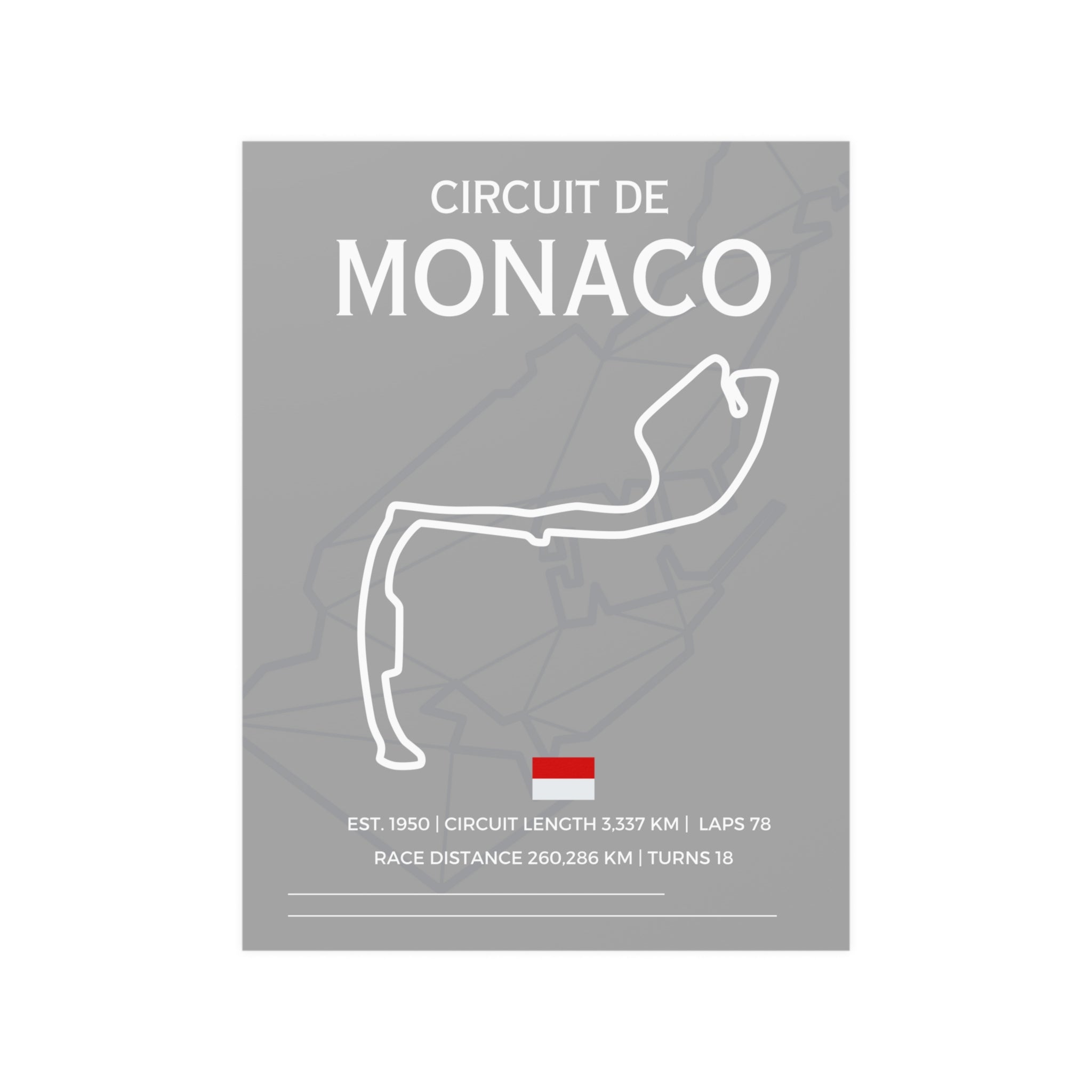 Circuit de Monaco Wall Art | Car Poster | Racing Fan Gifts – FORMULA ...