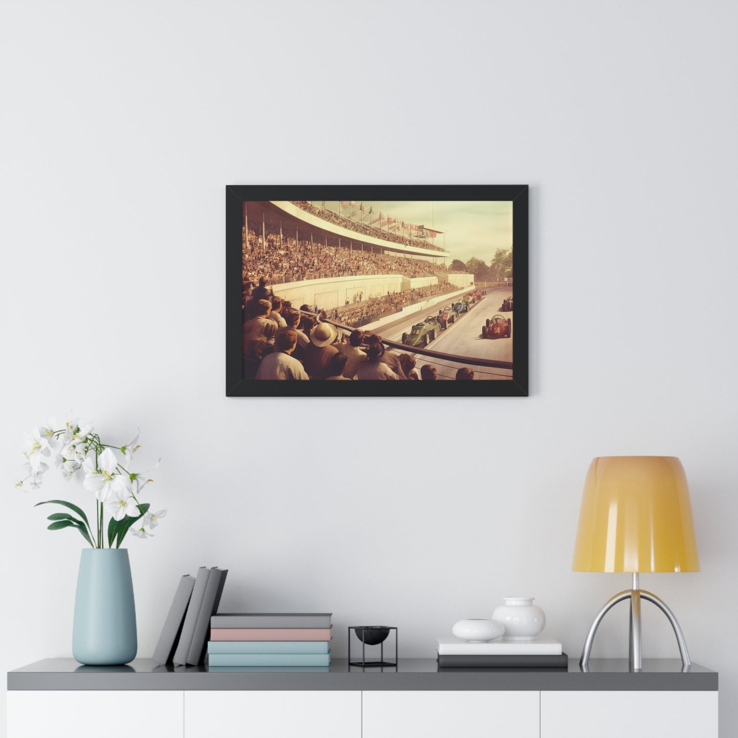 wall art collections racing poster