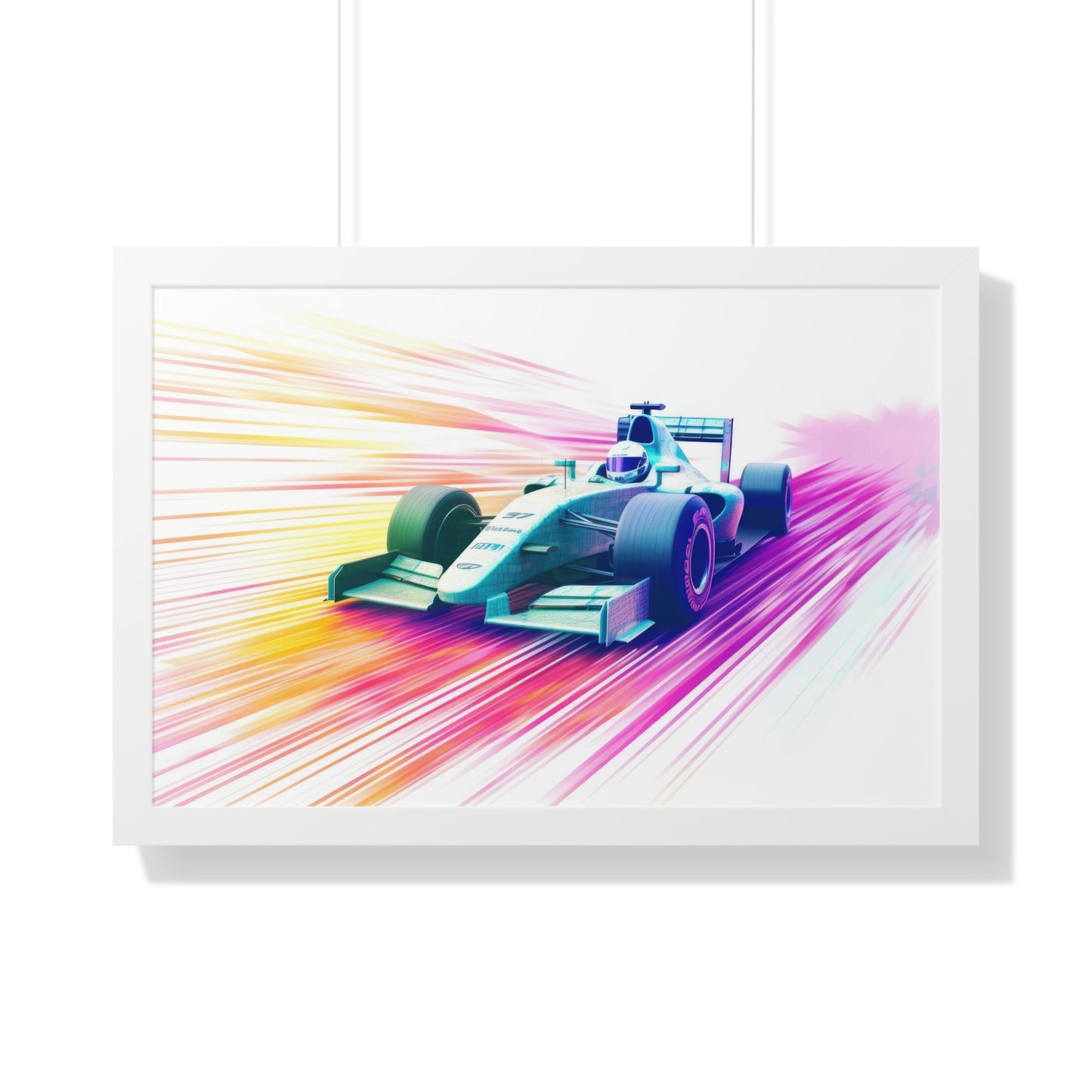 Formula Rush - Framed Poster