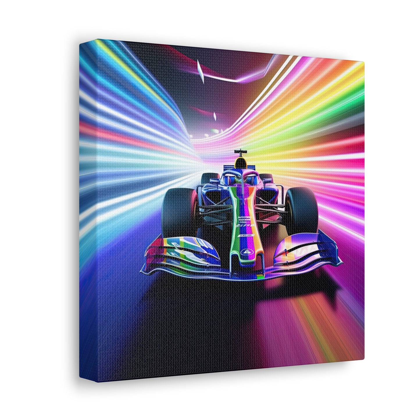 Racing in Neon Art - Canvas