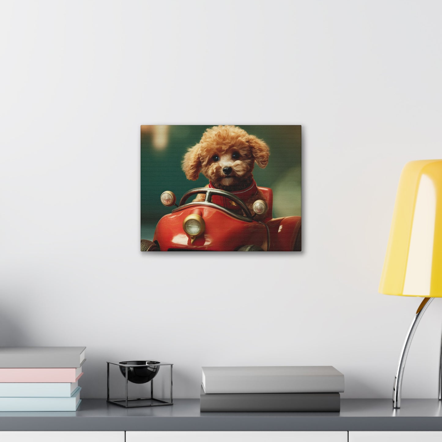 Formula Poodle Racer - Canvas