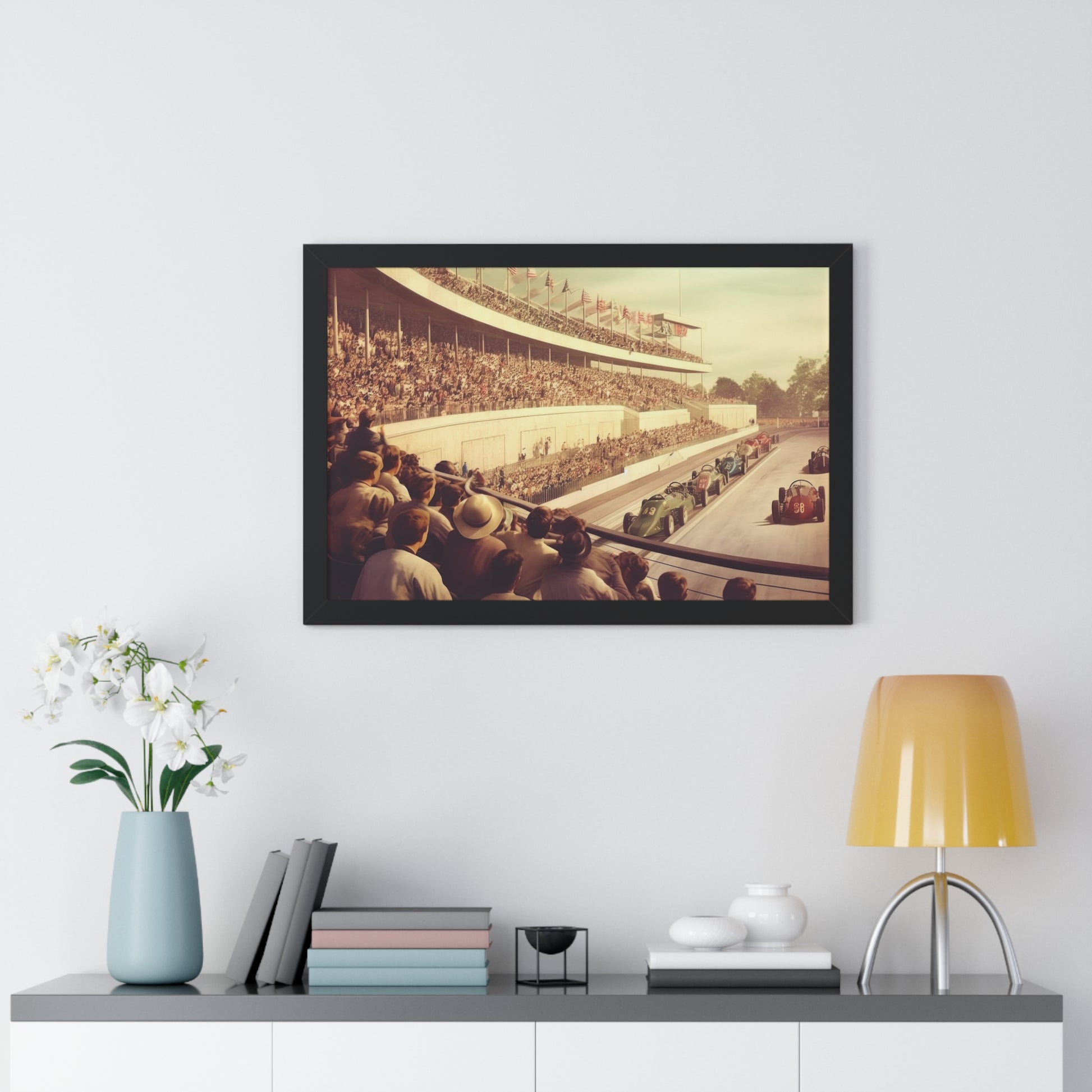 wall art collections racing poster