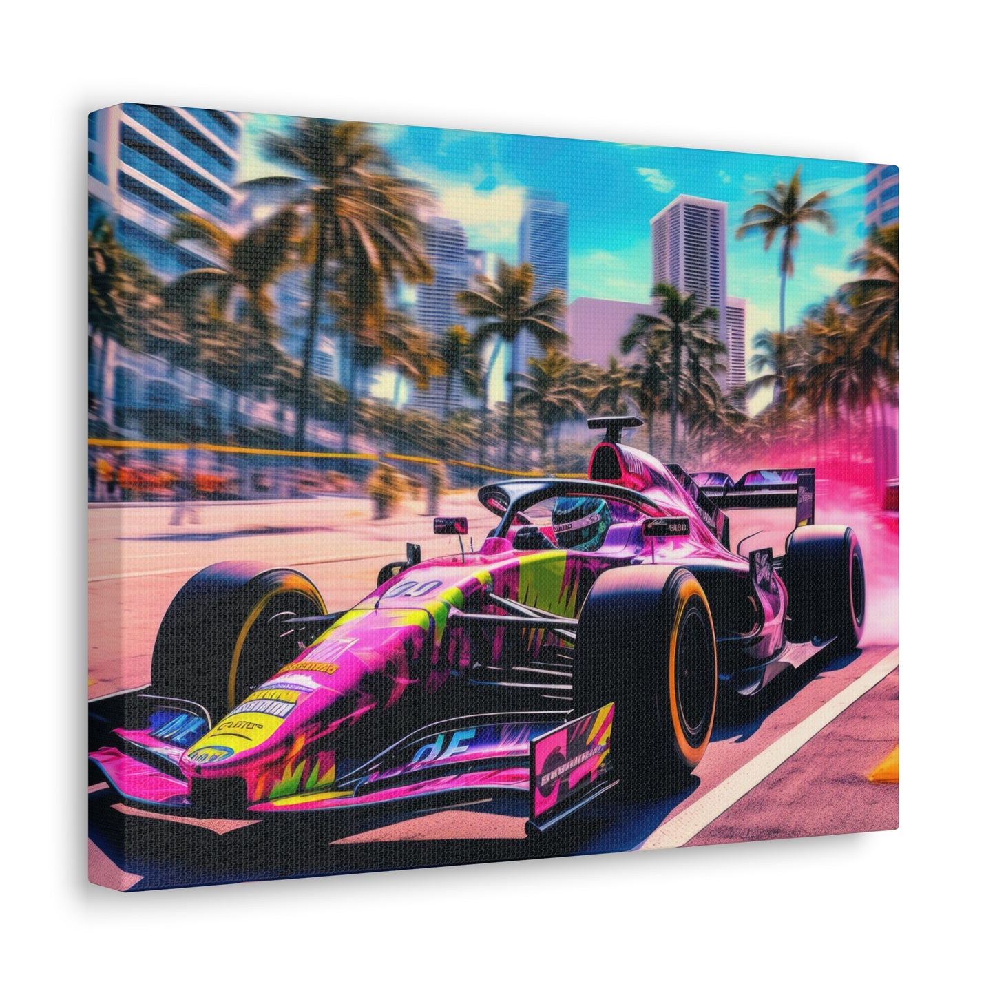 Miami Raceday Vibes - Canvas