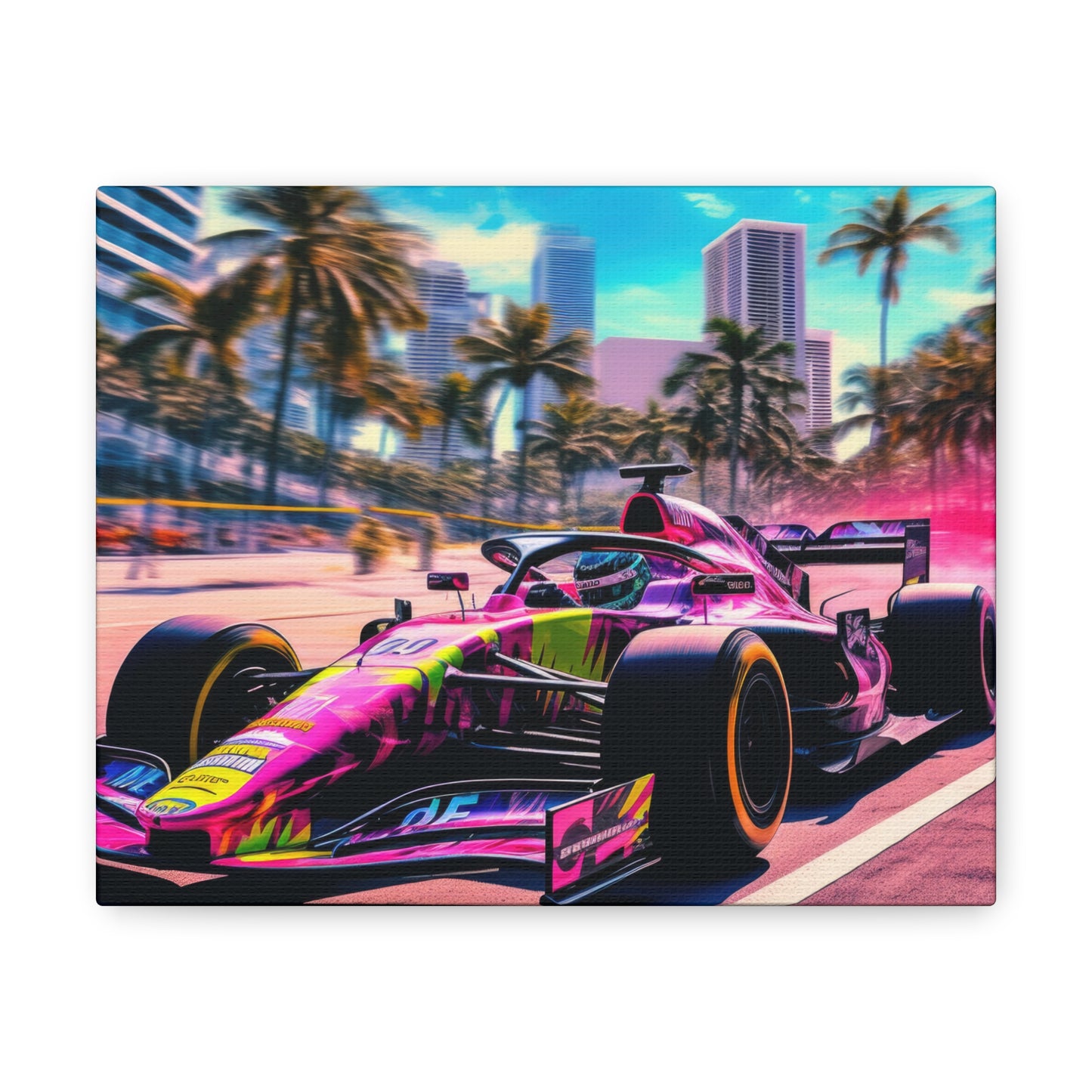 Miami Raceday Vibes - Canvas