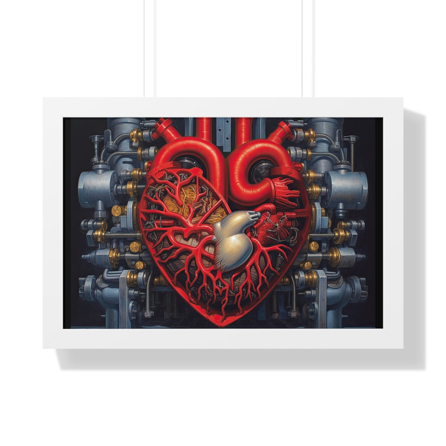 Heart of the Machine - Framed Poster