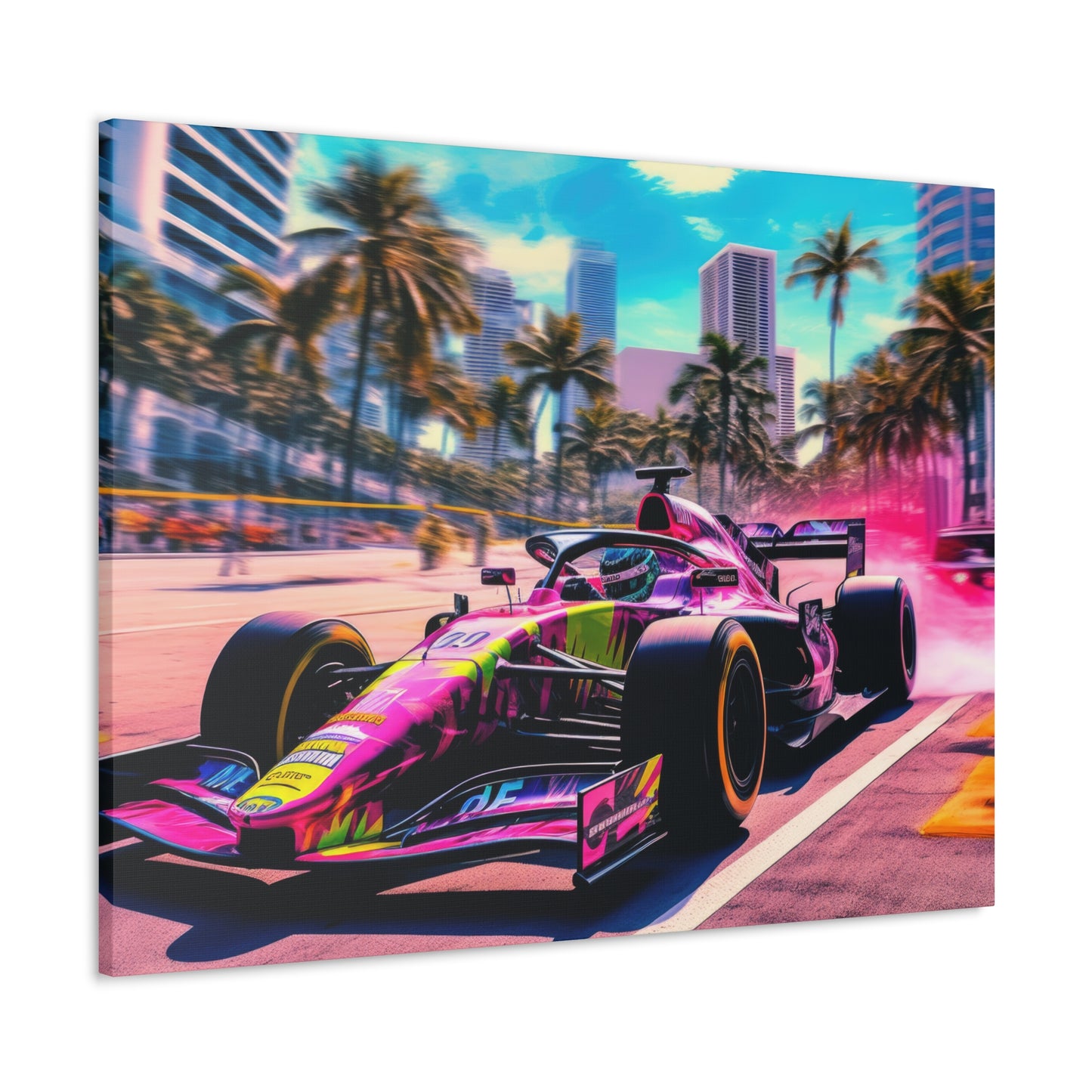 Miami Raceday Vibes - Canvas