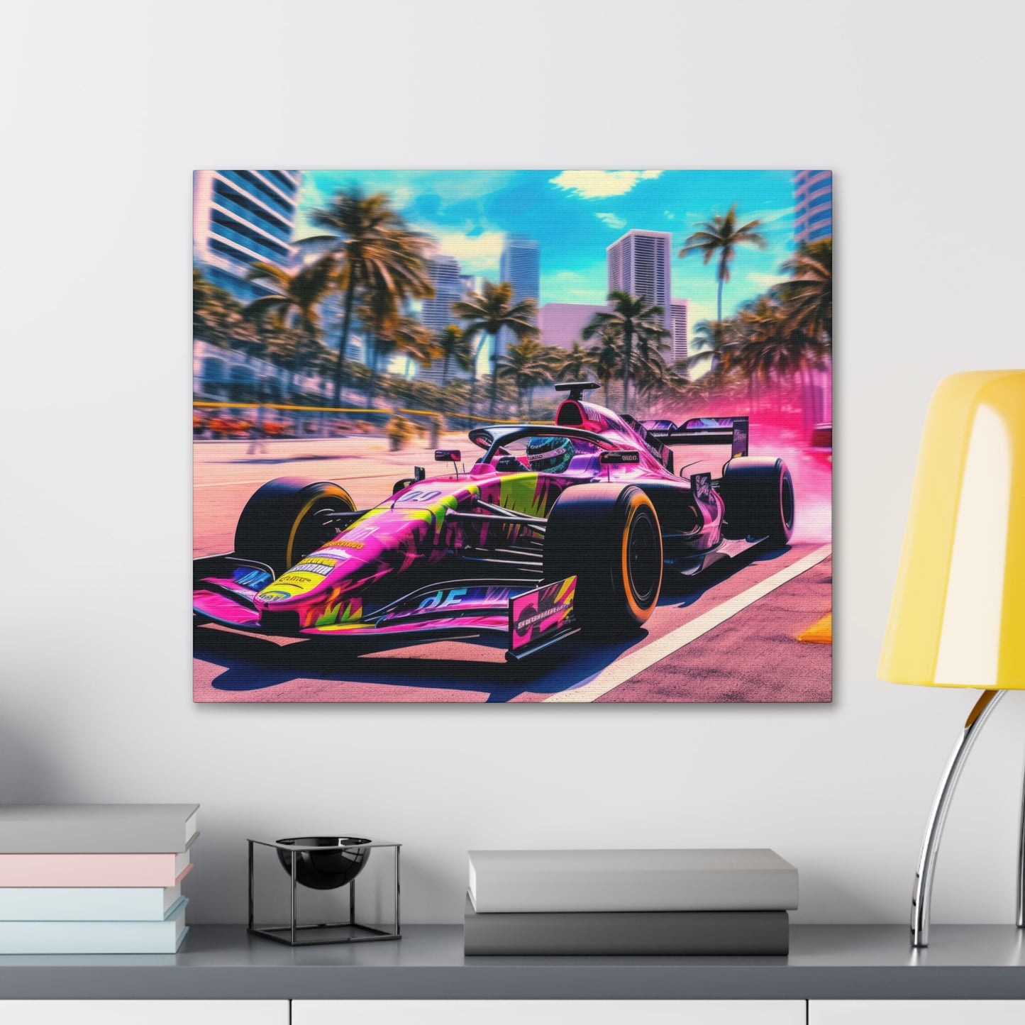 Miami Raceday Vibes - Canvas