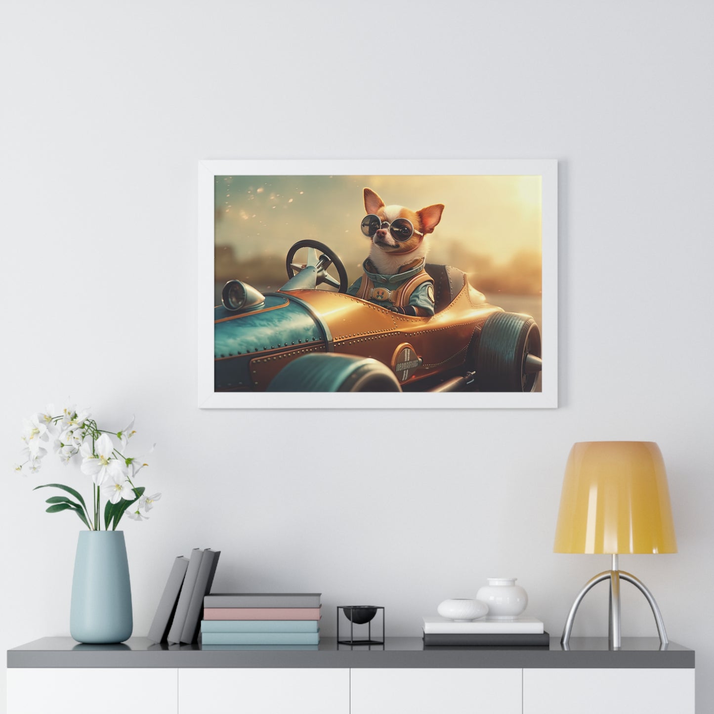 Formula Cute Chihuahua - Framed Poster