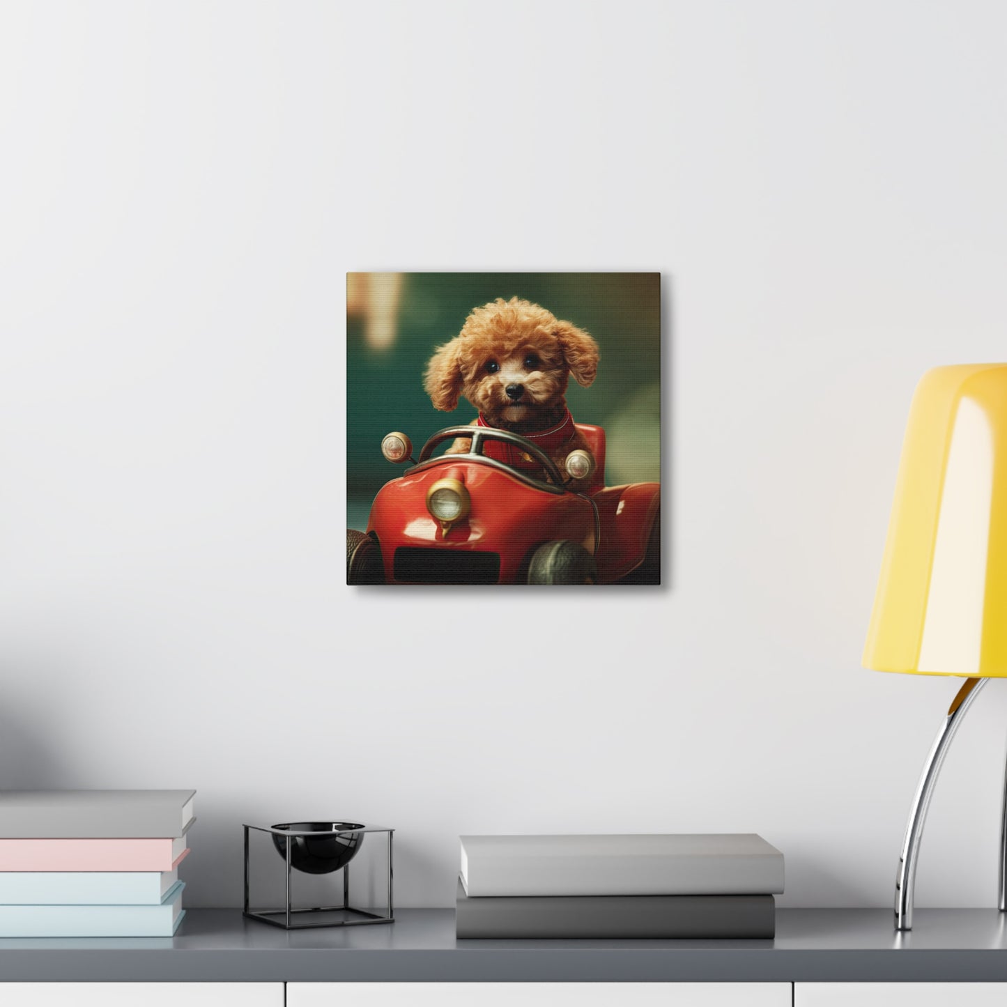 Formula Poodle Racer - Canvas