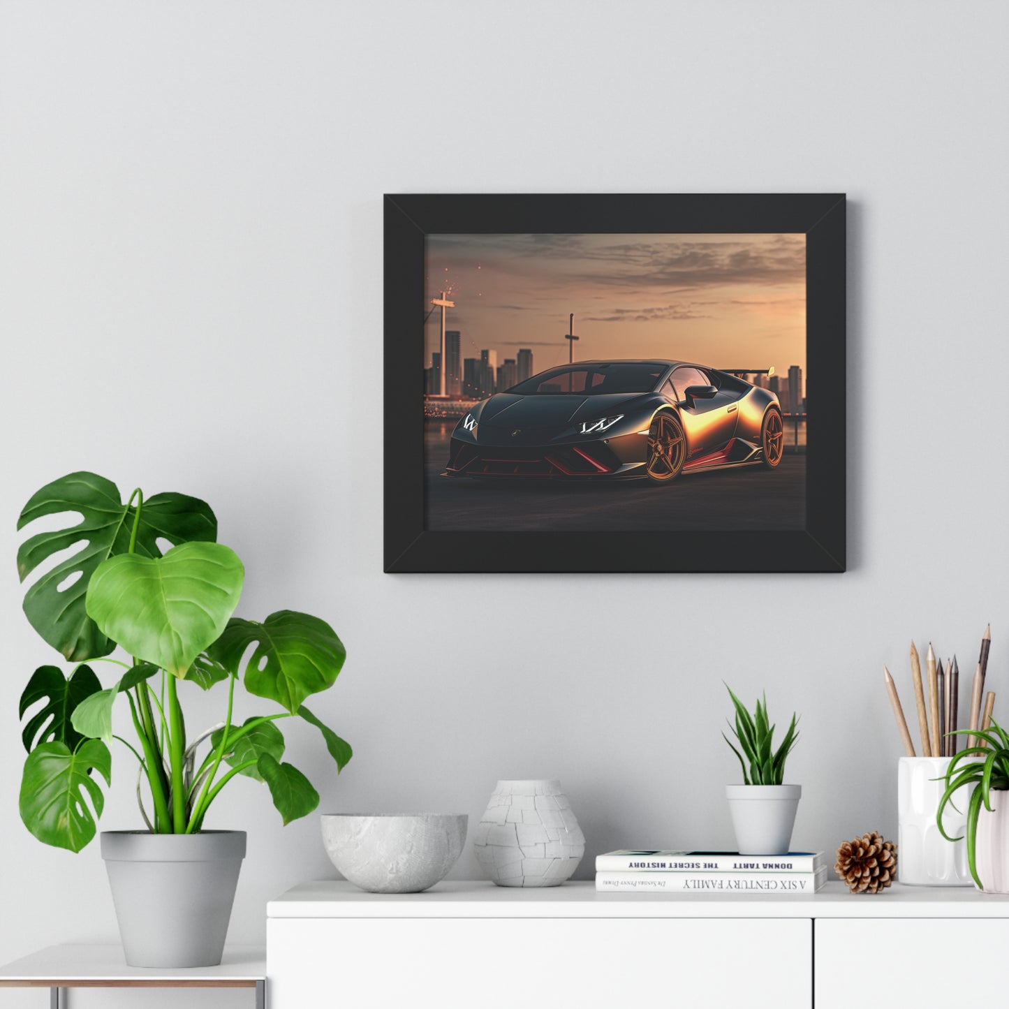 Lamborghini Flare - Framed Poster