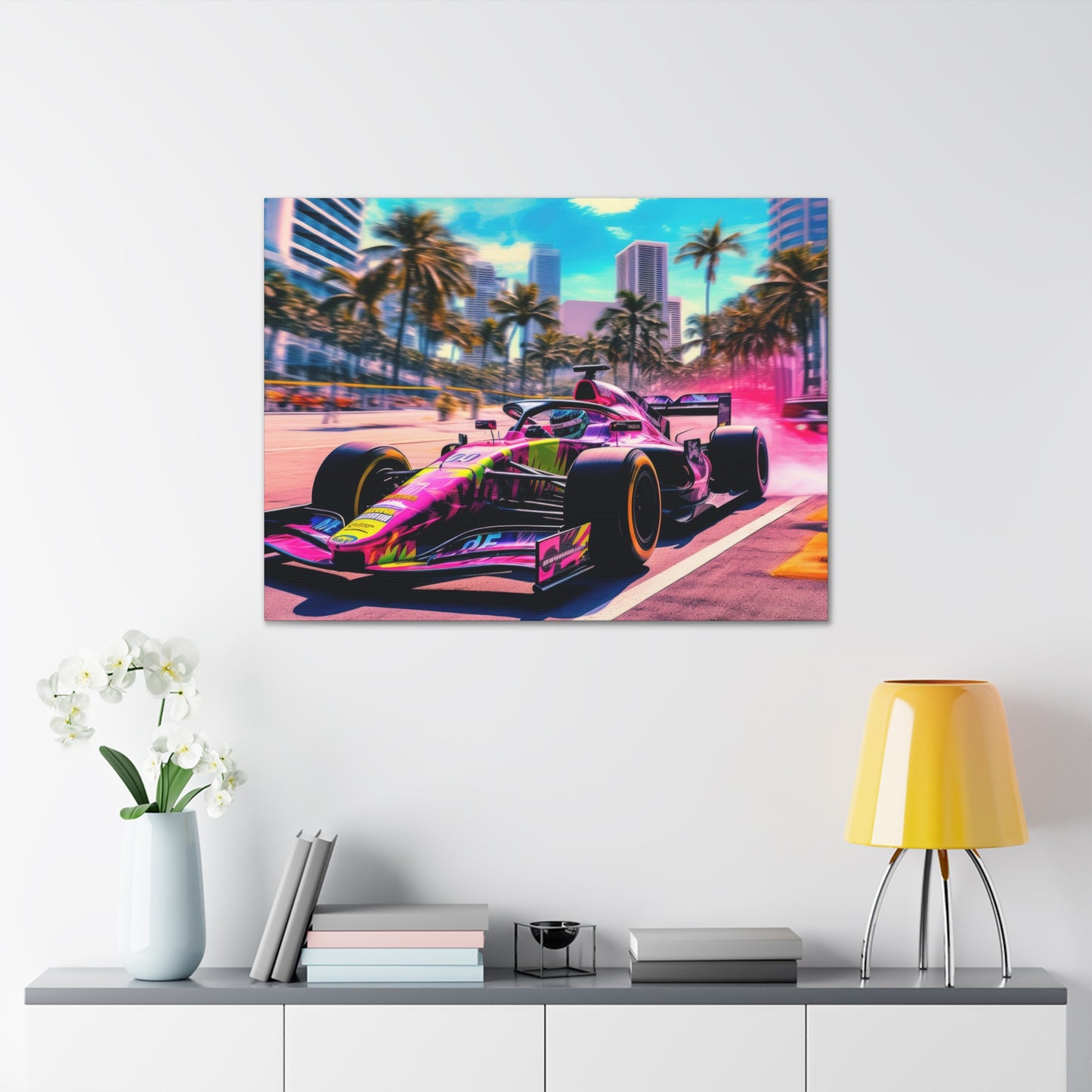 Miami Raceday Vibes - Canvas