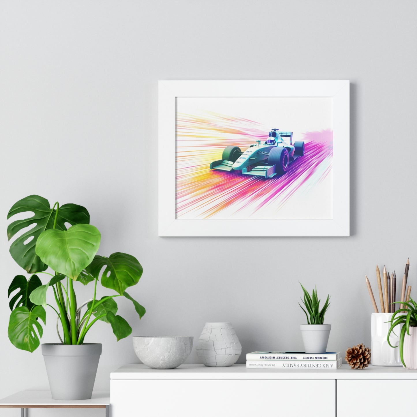 Formula Rush - Framed Poster