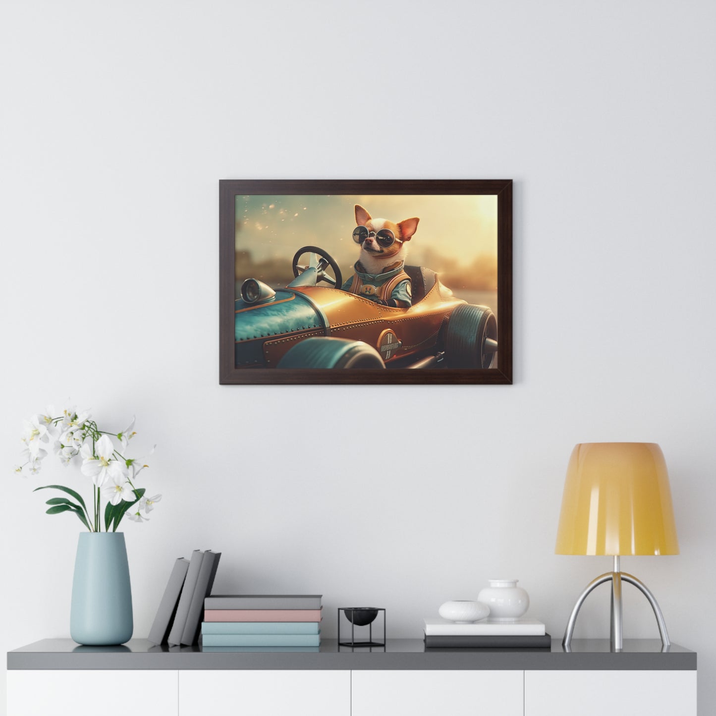 Formula Cute Chihuahua - Framed Poster