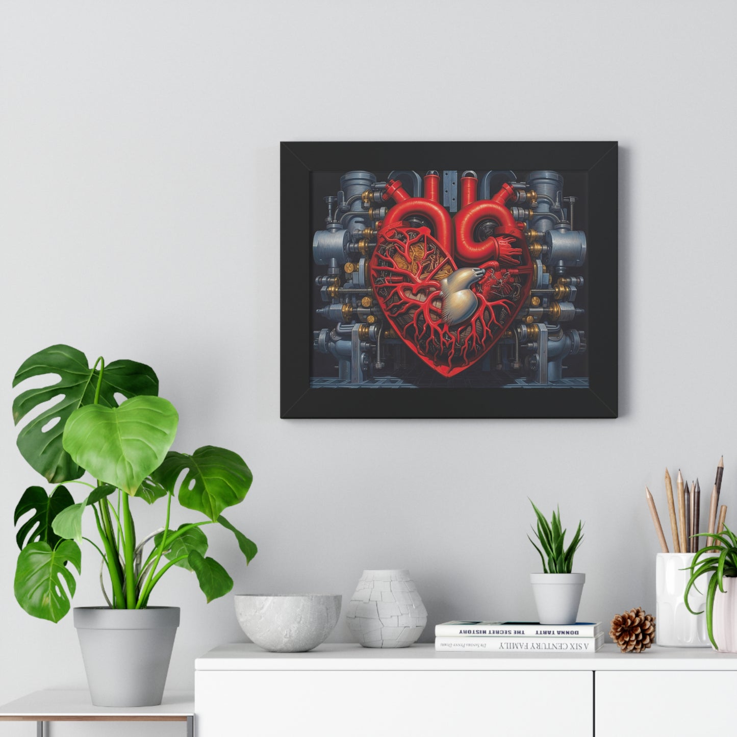 Heart of the Machine - Framed Poster