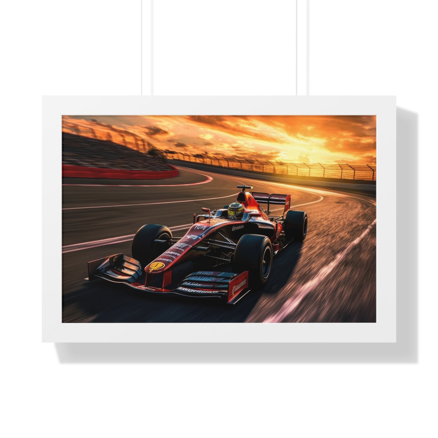 Fury of Zandvoort - Framed Poster