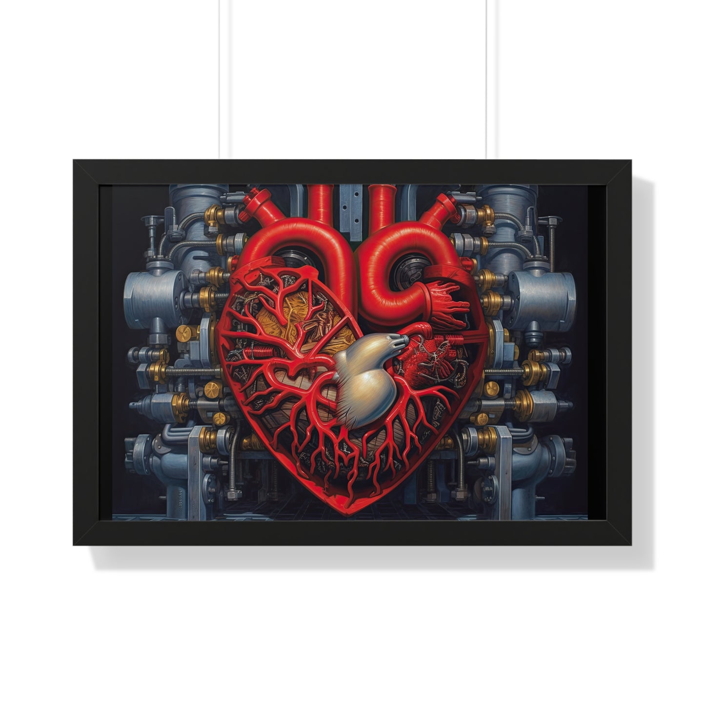 Heart of the Machine - Framed Poster