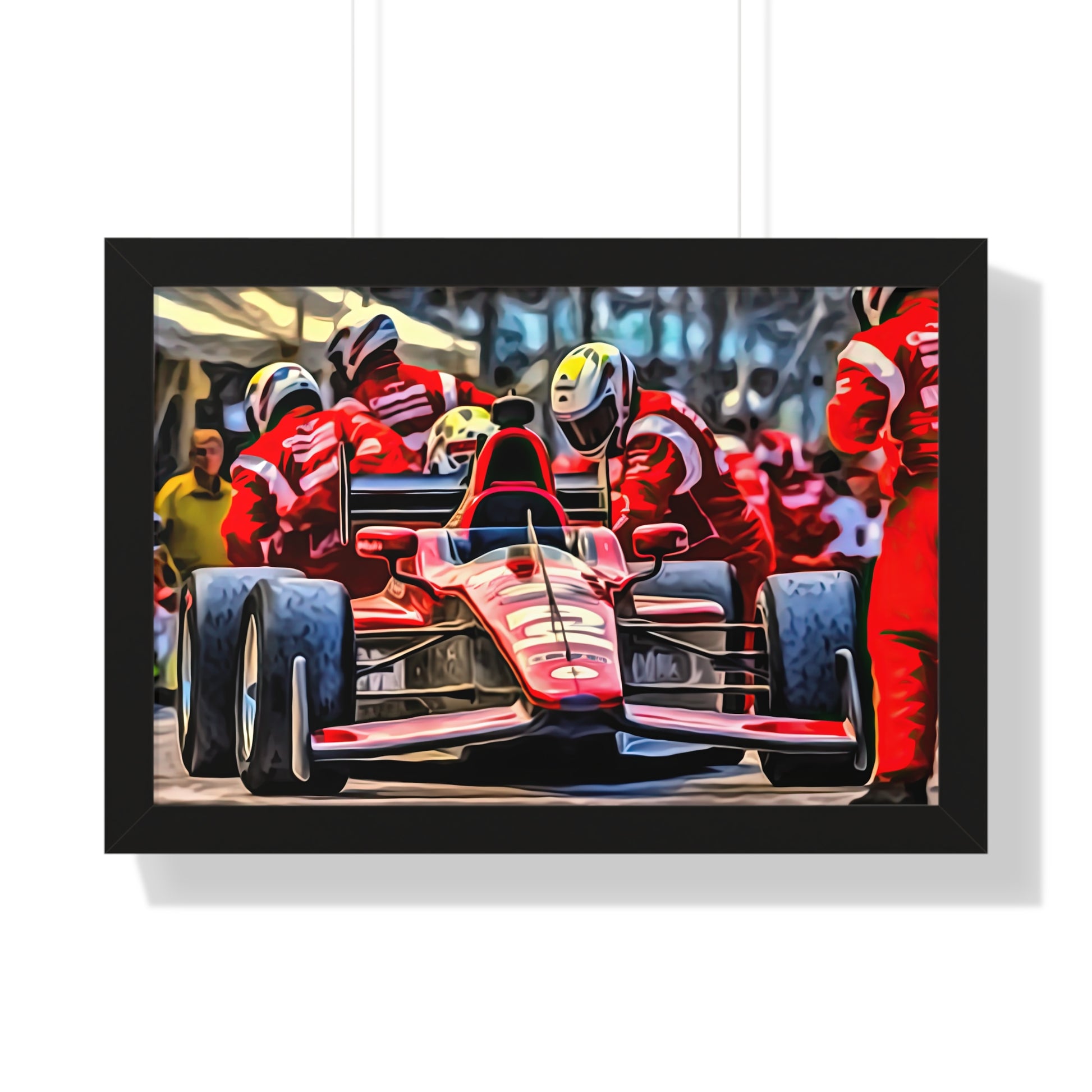 race car canvas