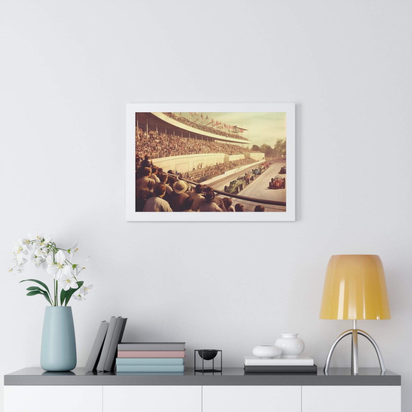 wall art collections racing poster