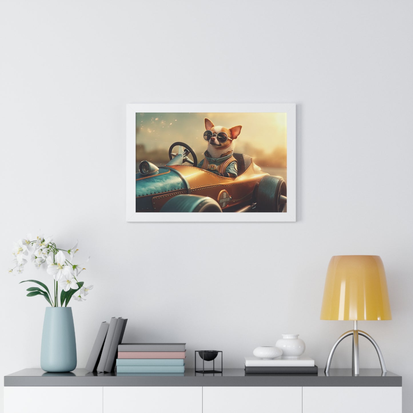 Formula Cute Chihuahua - Framed Poster