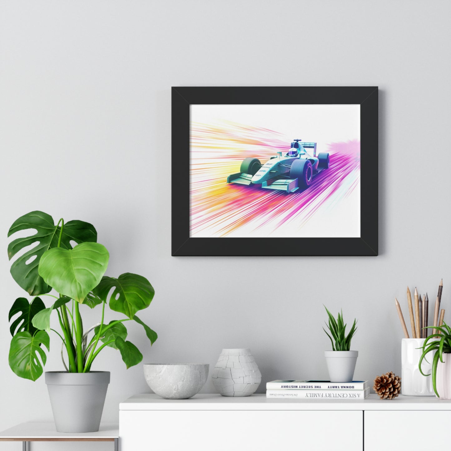 Formula Rush - Framed Poster