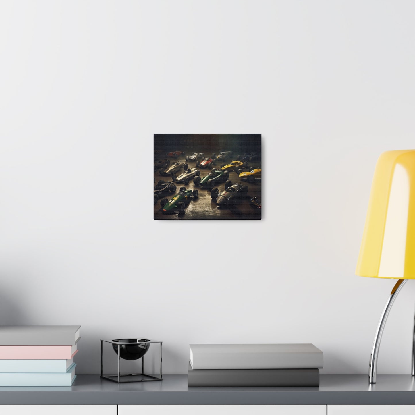 old formula one cars, racing wall art