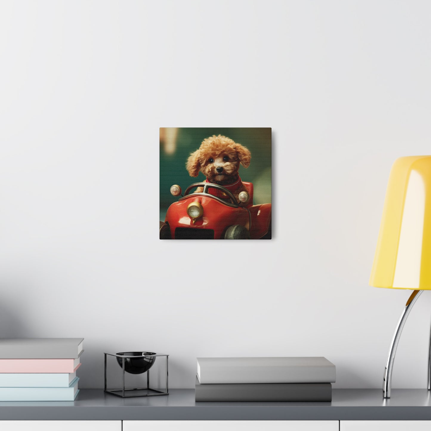 Formula Poodle Racer - Canvas