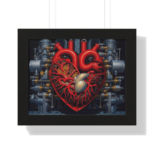 Heart of the Machine - Framed Poster