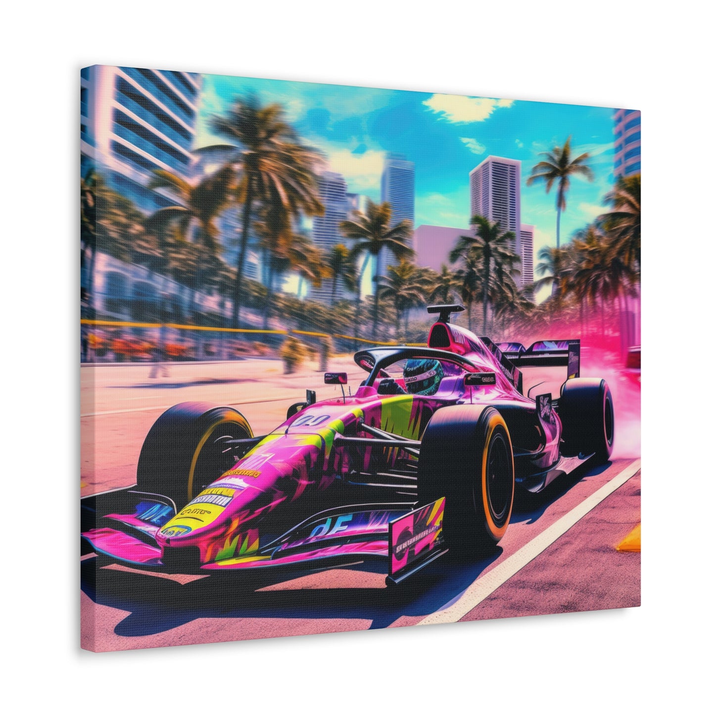 Miami Raceday Vibes - Canvas