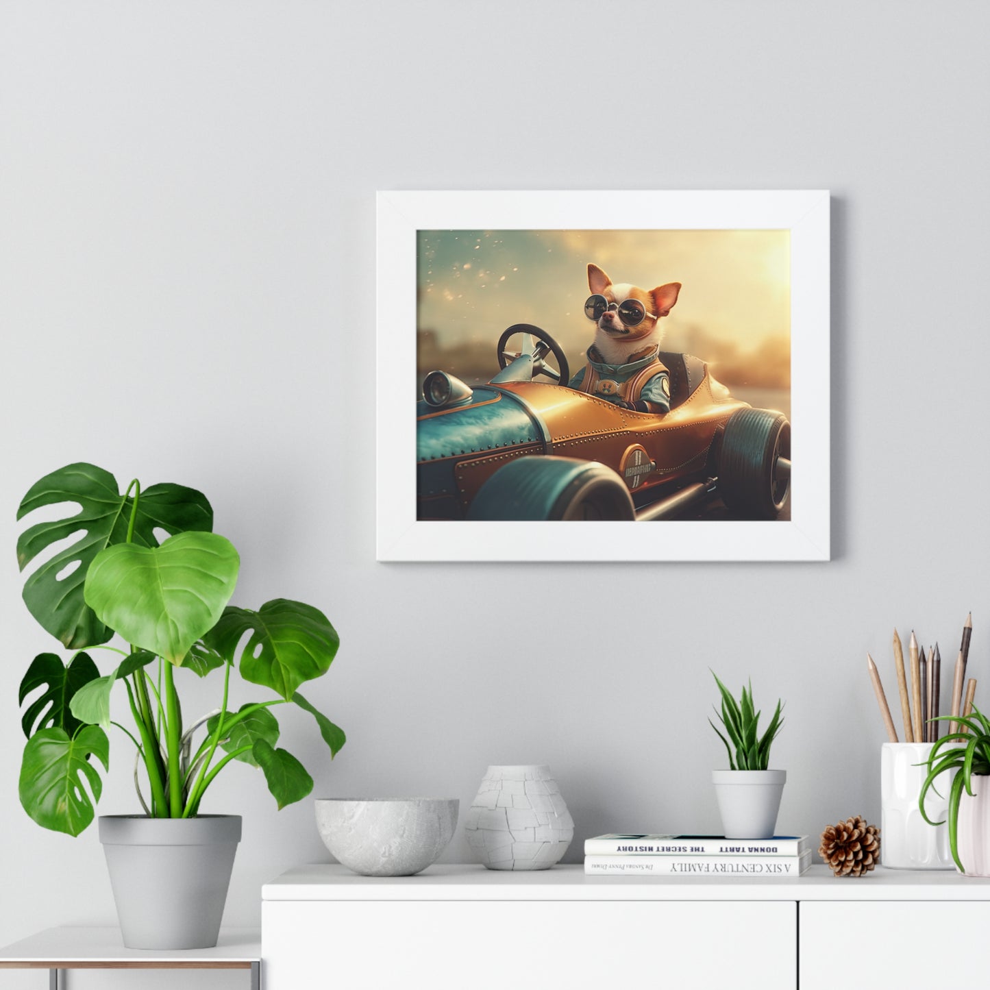 Formula Cute Chihuahua - Framed Poster