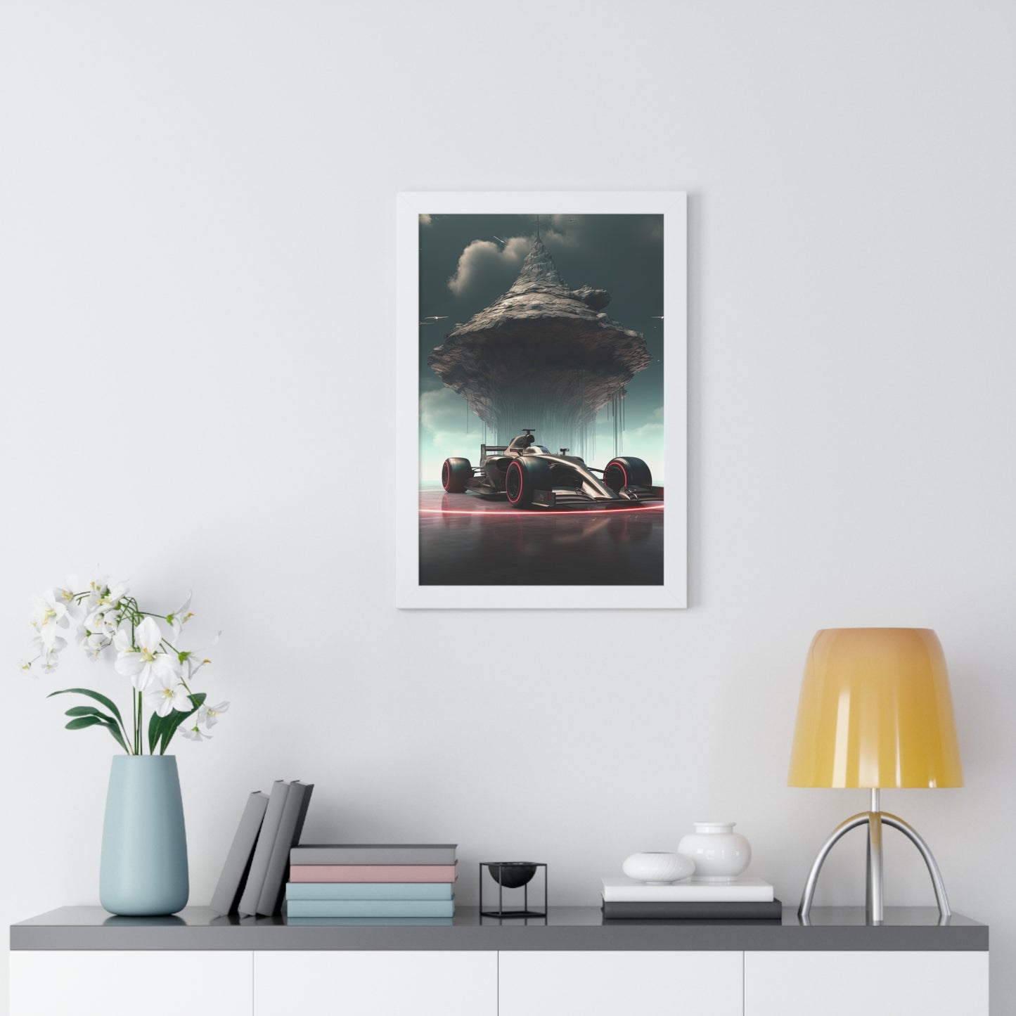 Skyscape Velocity - Framed Poster