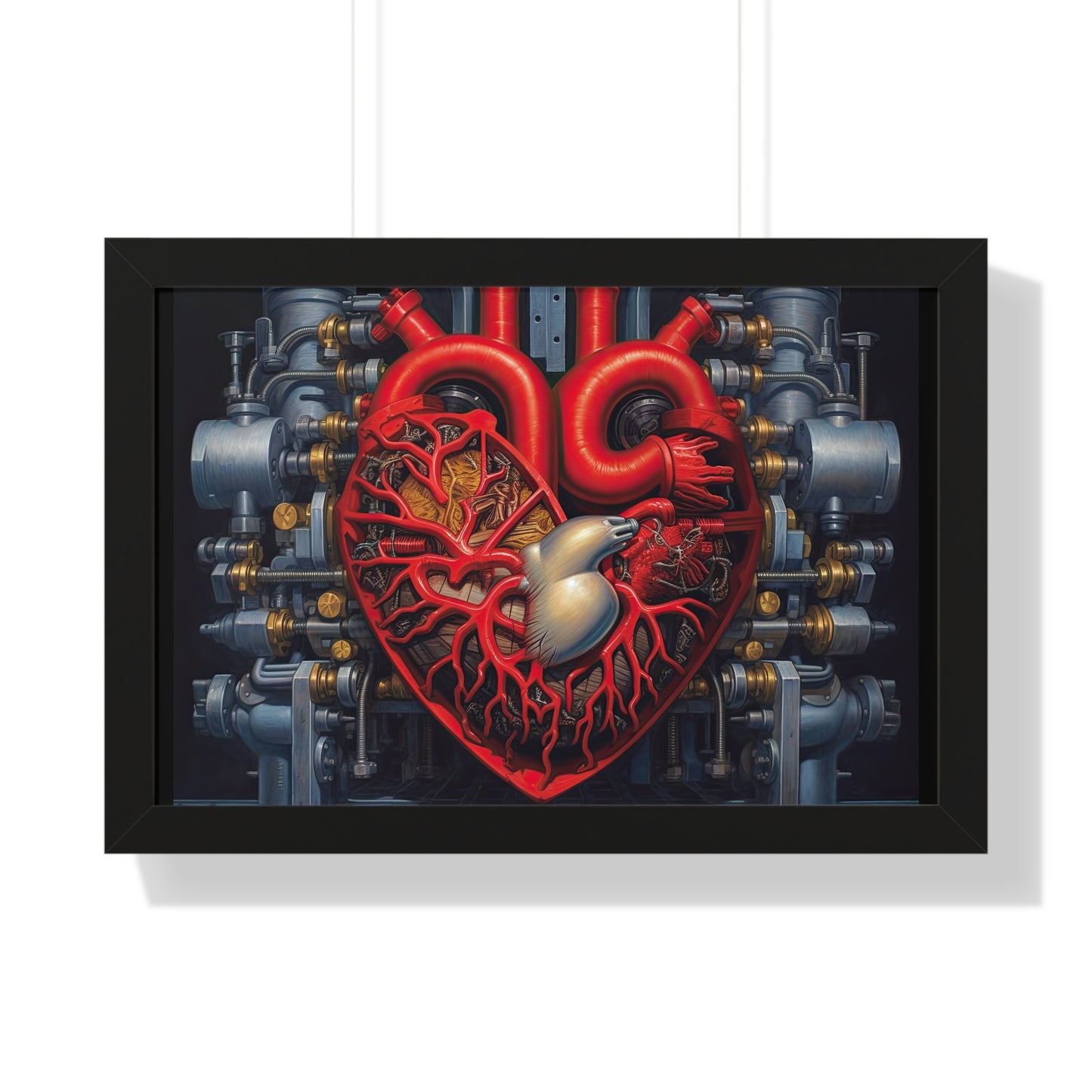 Heart of the Machine - Framed Poster