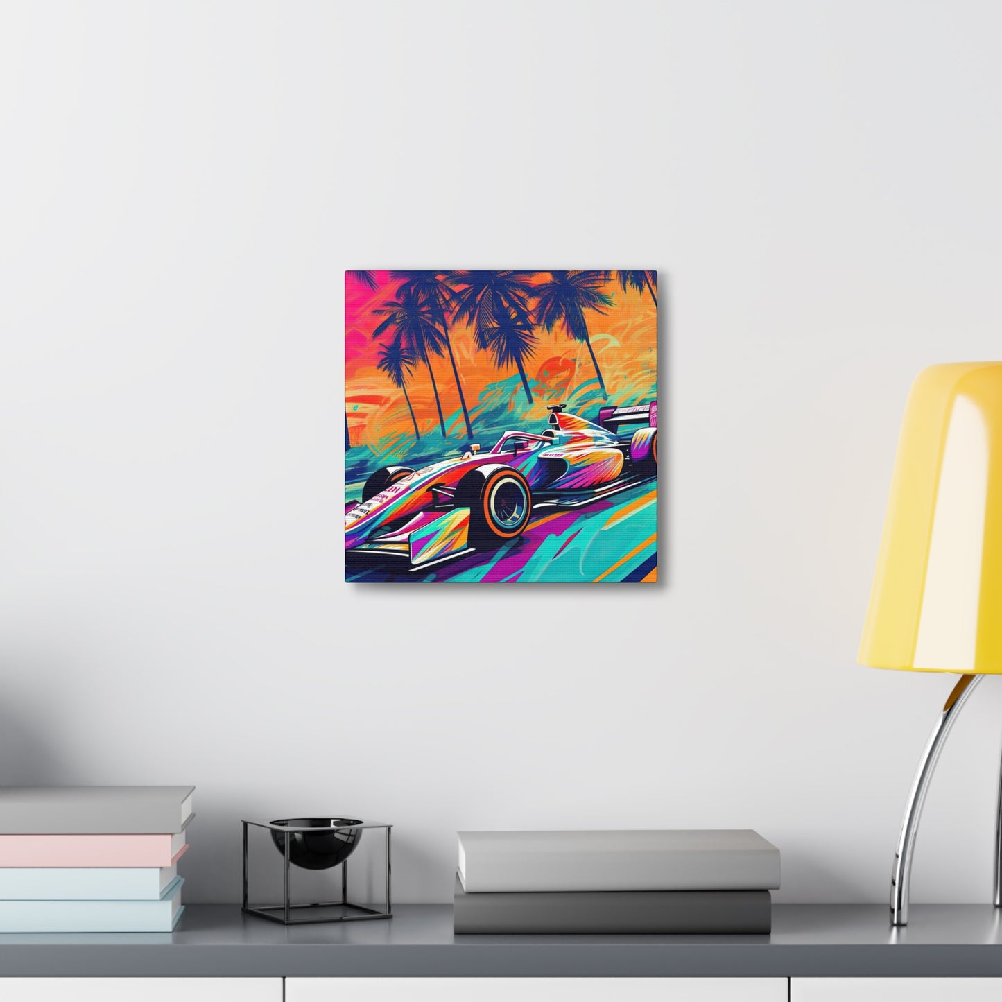 Miami Speed Formula Art - Canvas