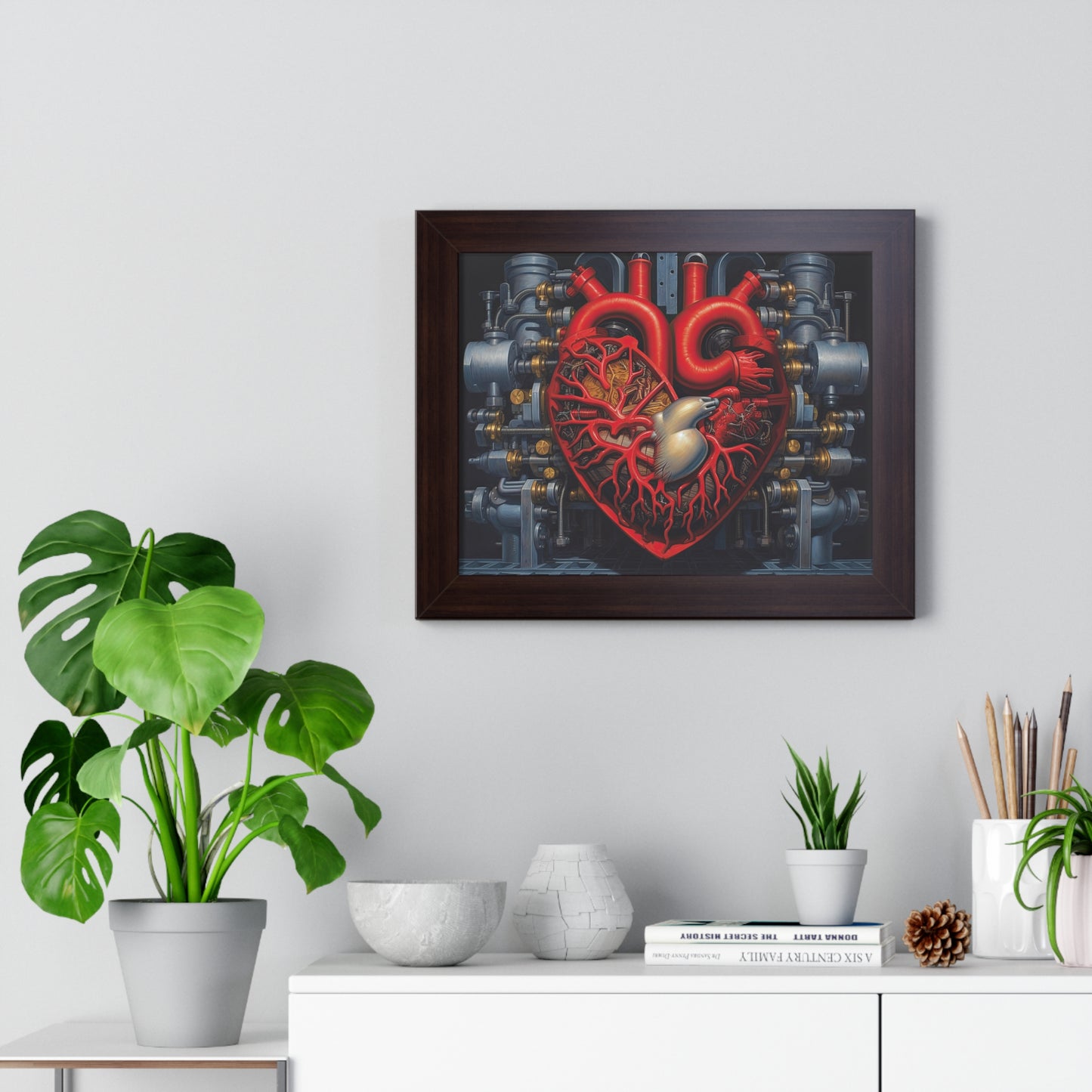 Heart of the Machine - Framed Poster