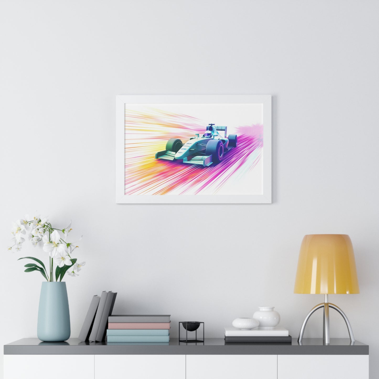 Formula Rush - Framed Poster