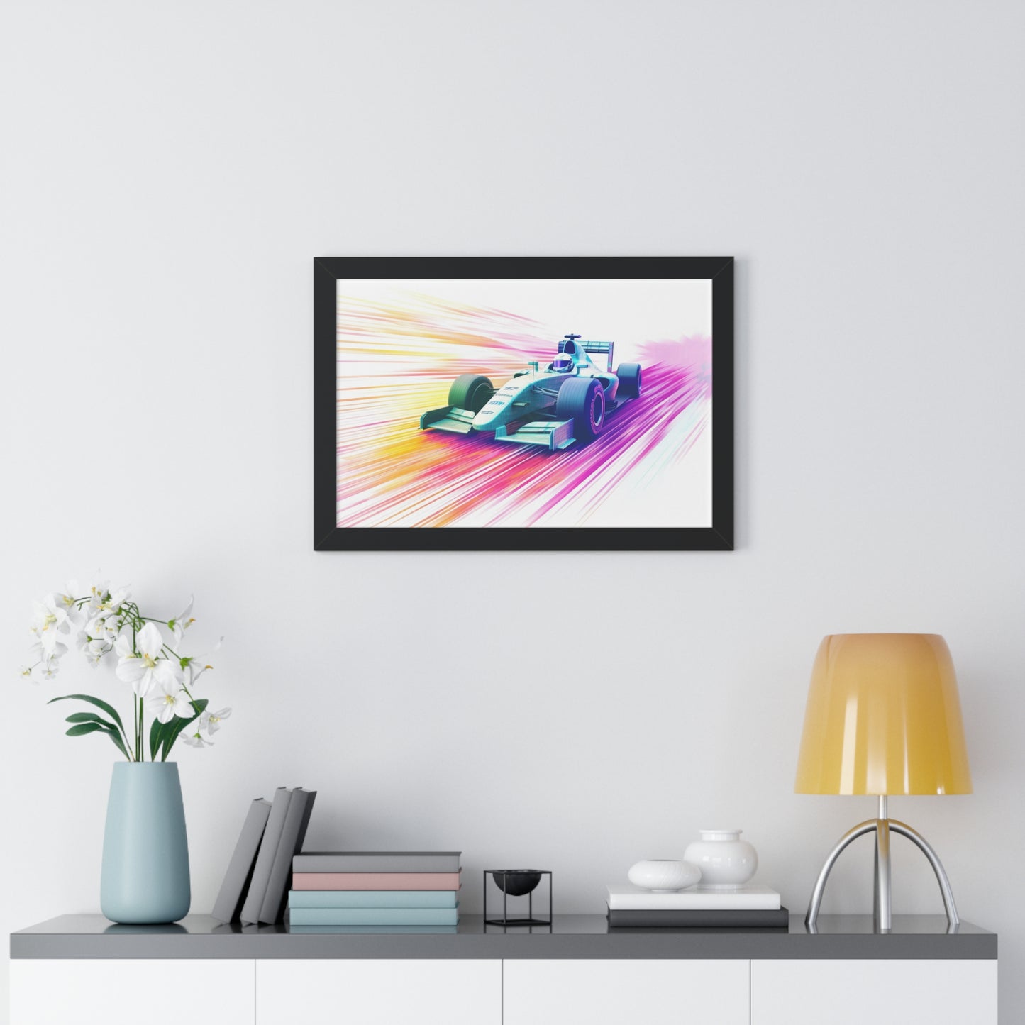 Formula Rush - Framed Poster