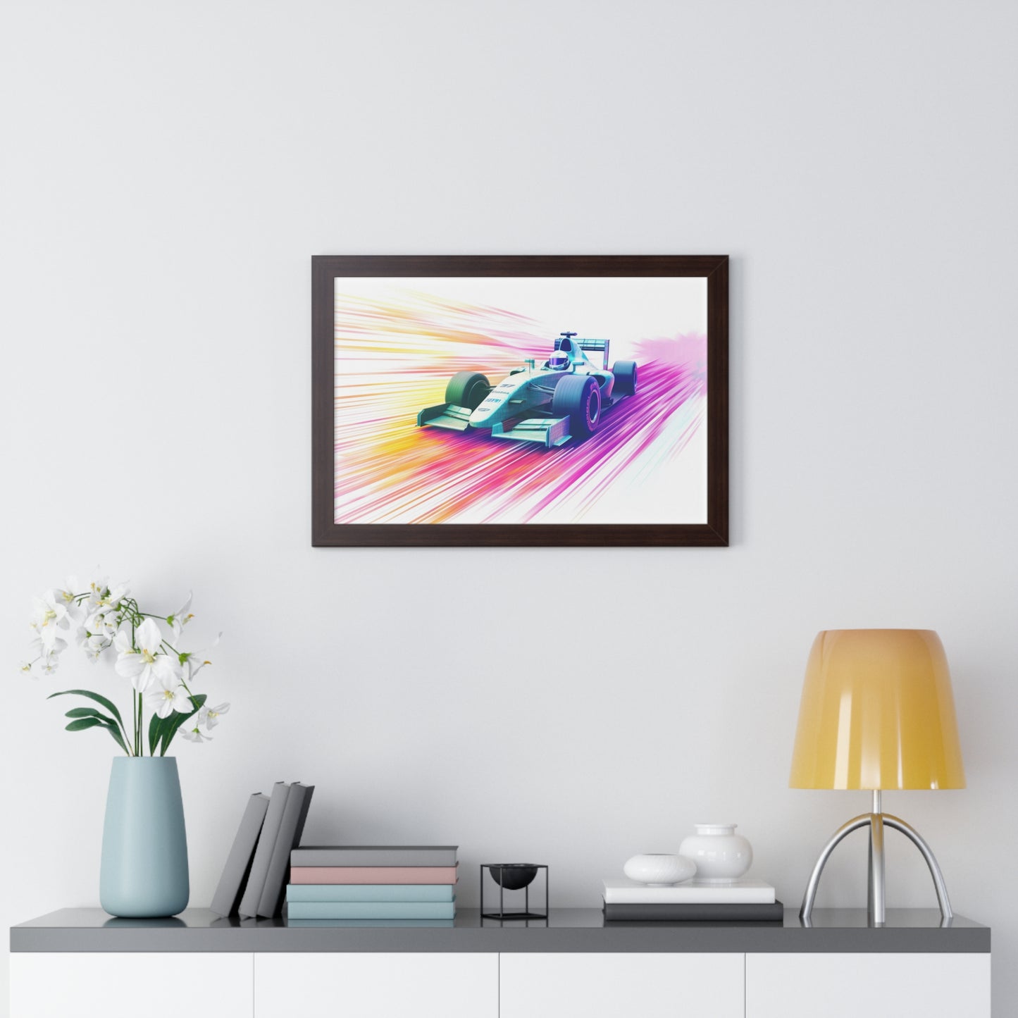 Formula Rush - Framed Poster