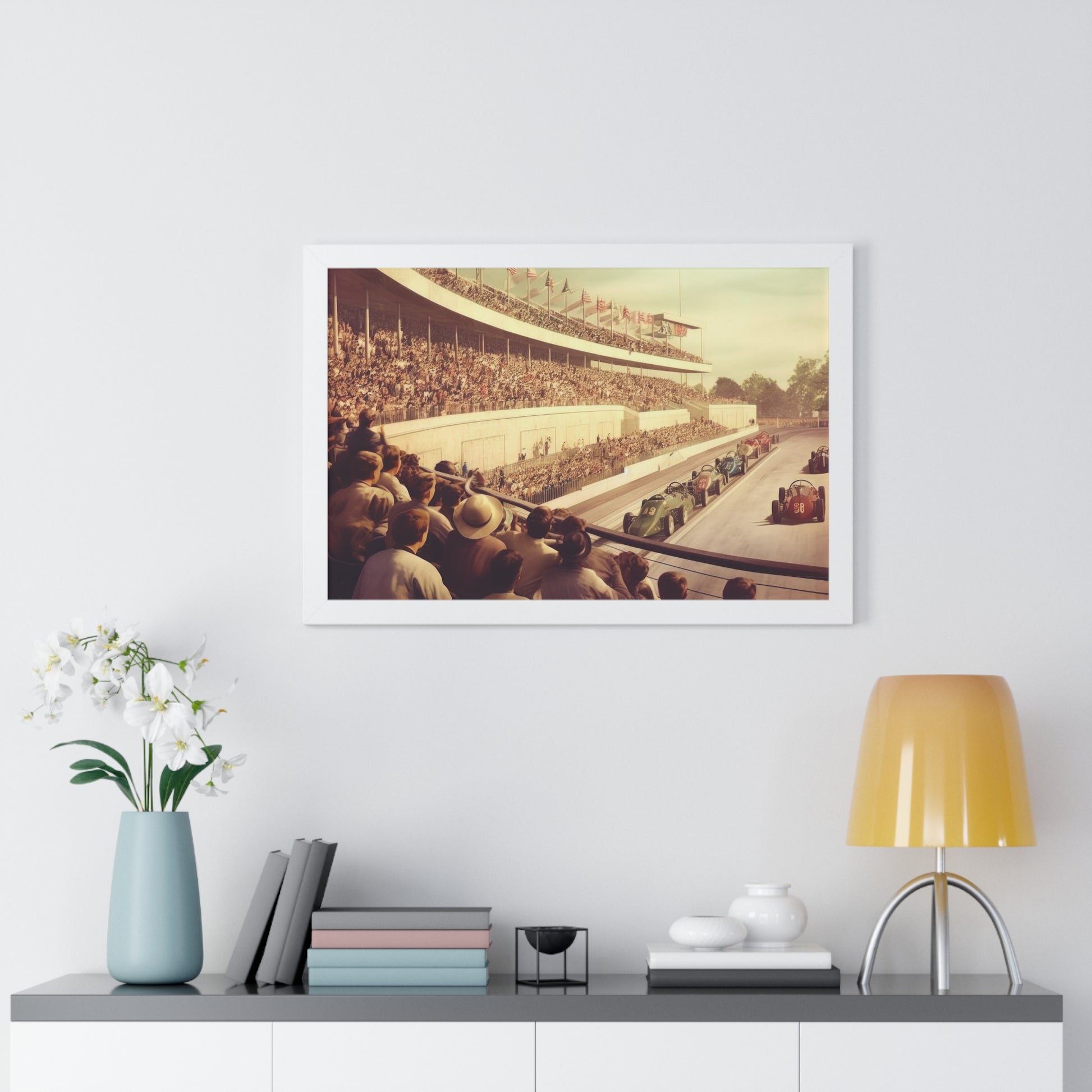 wall art collections racing poster