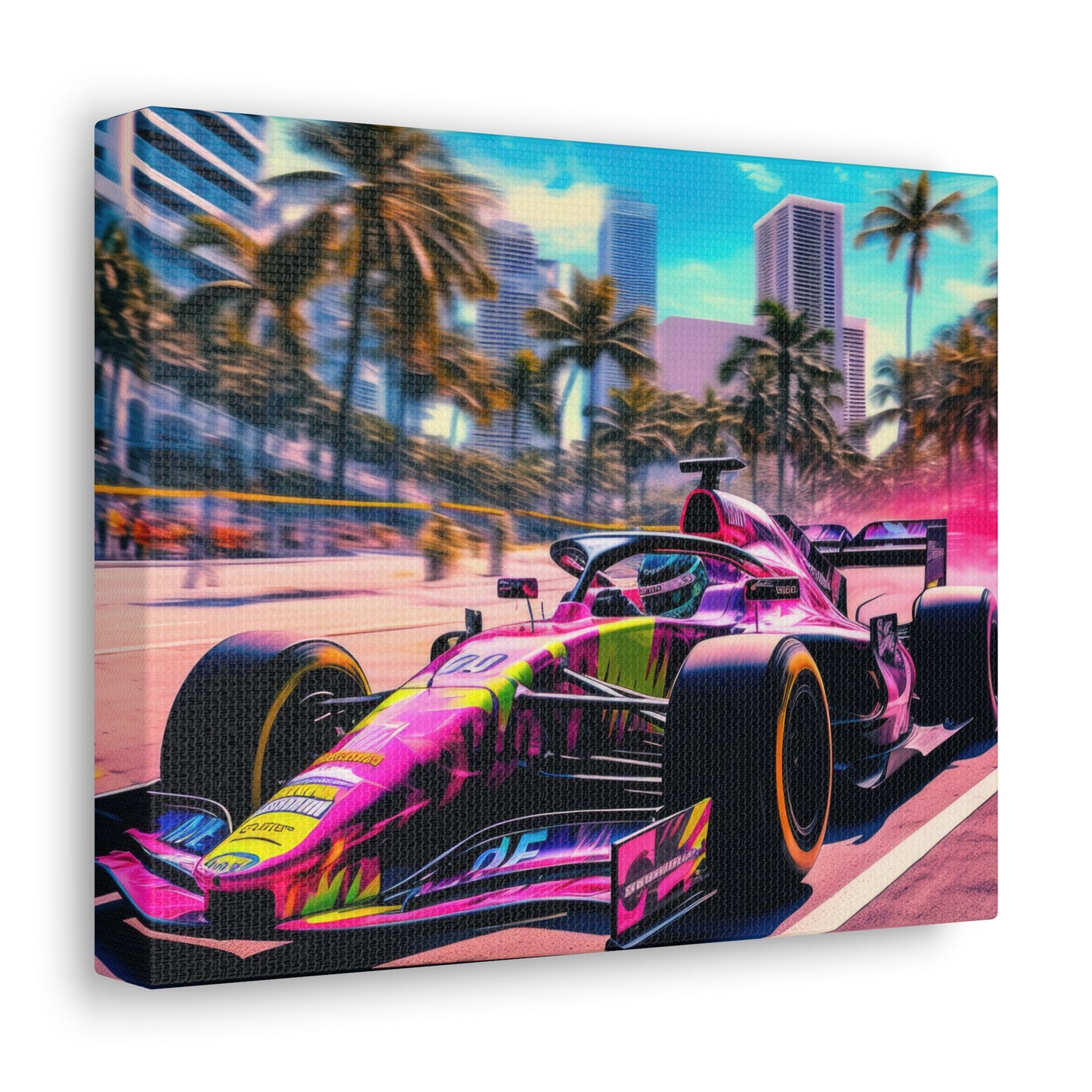 Miami Raceday Vibes - Canvas