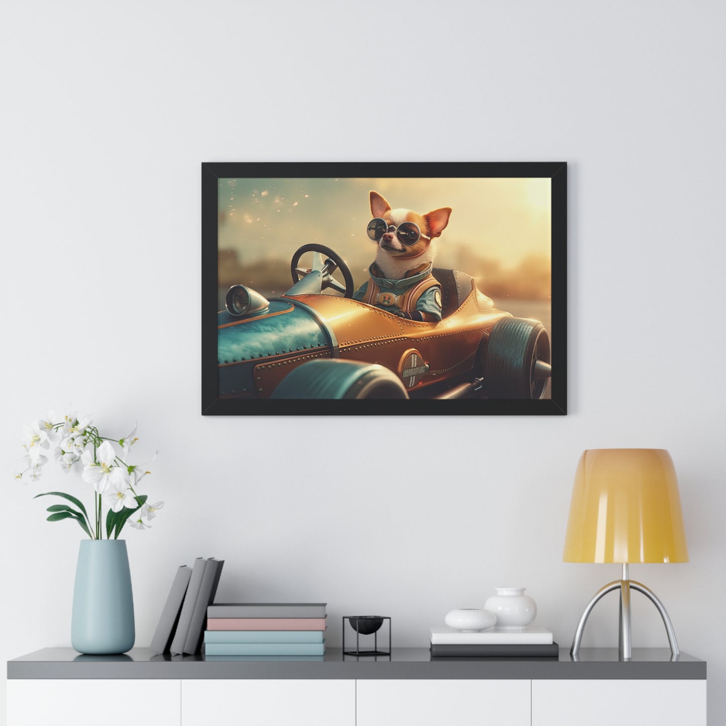 Formula Cute Chihuahua - Framed Poster