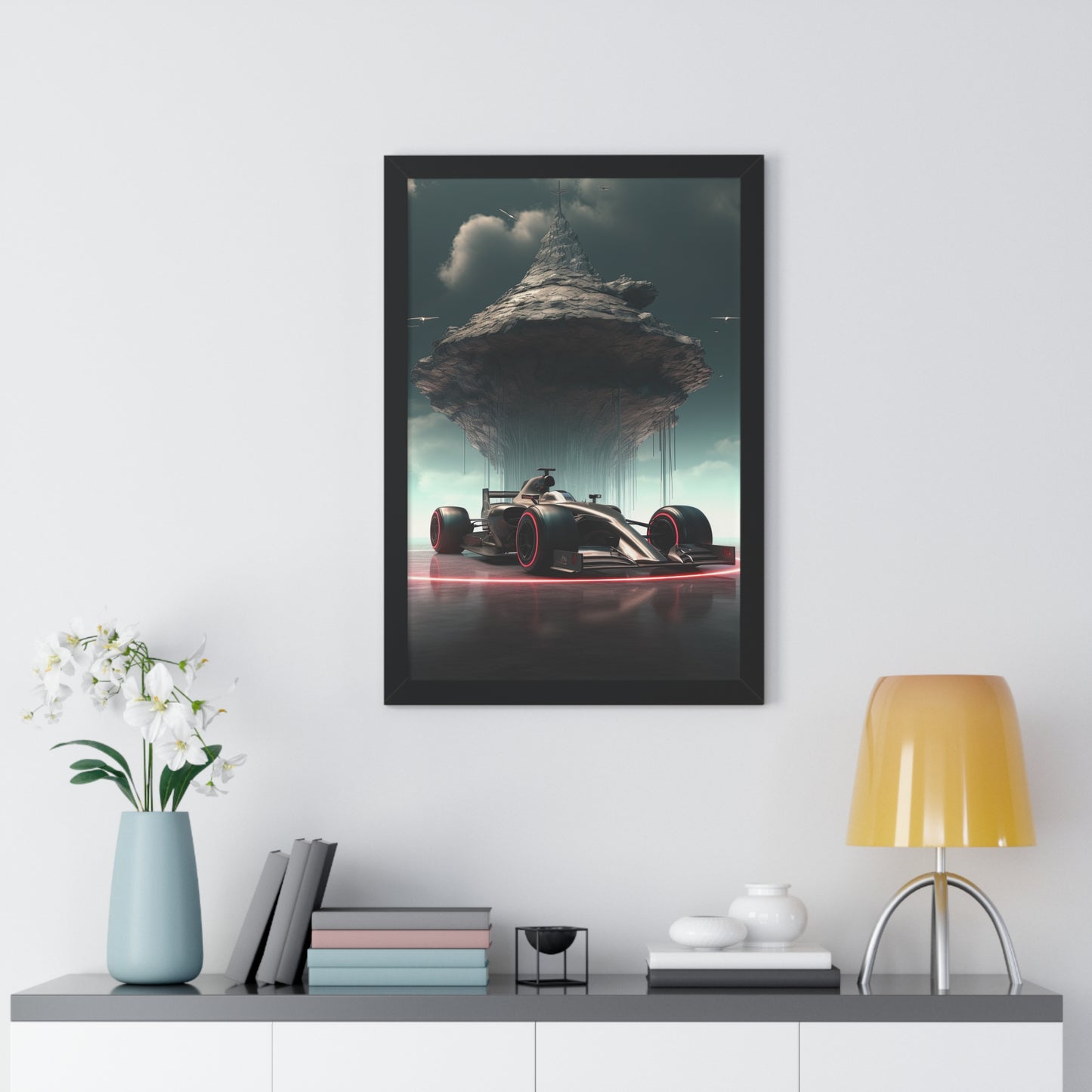 Skyscape Velocity - Framed Poster