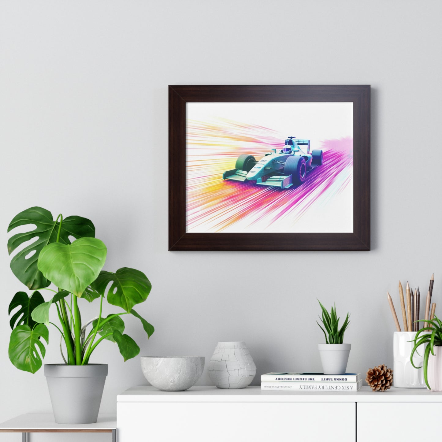 Formula Rush - Framed Poster