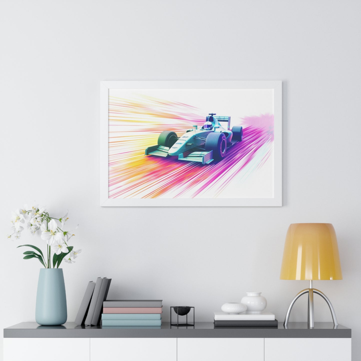 Formula Rush - Framed Poster