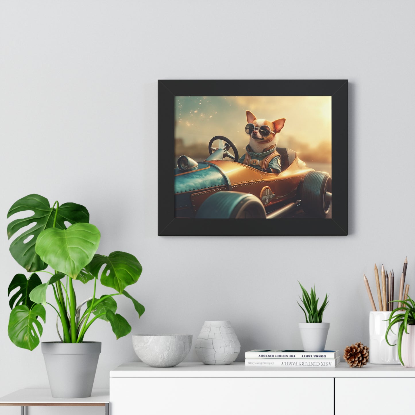 Formula Cute Chihuahua - Framed Poster