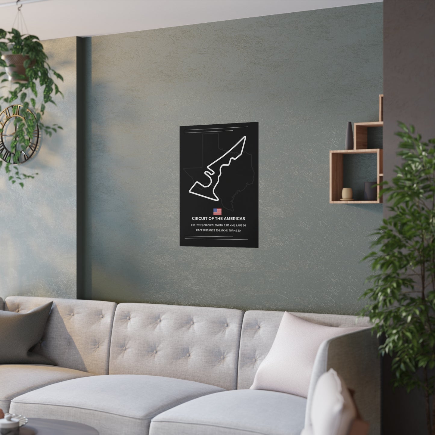 Circuit of the Americas Track Poster