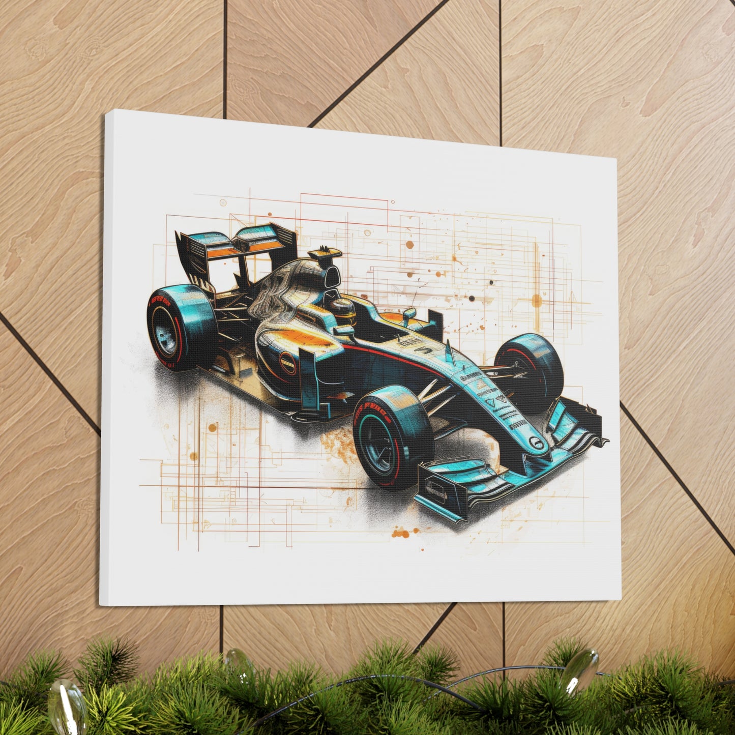 We Went Car Racing - Canvas