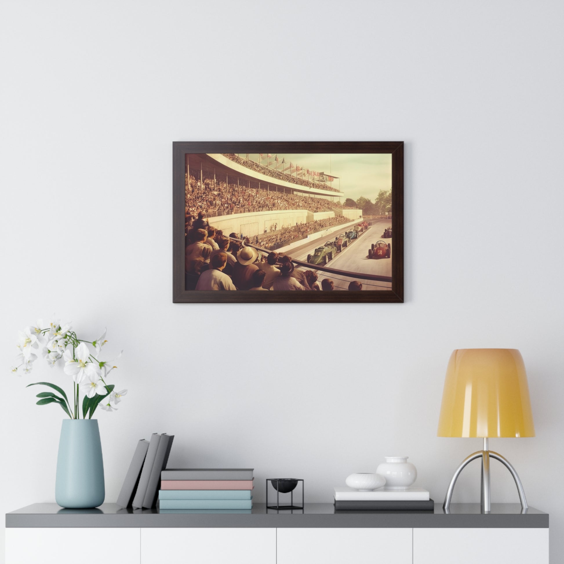 wall art collections racing poster