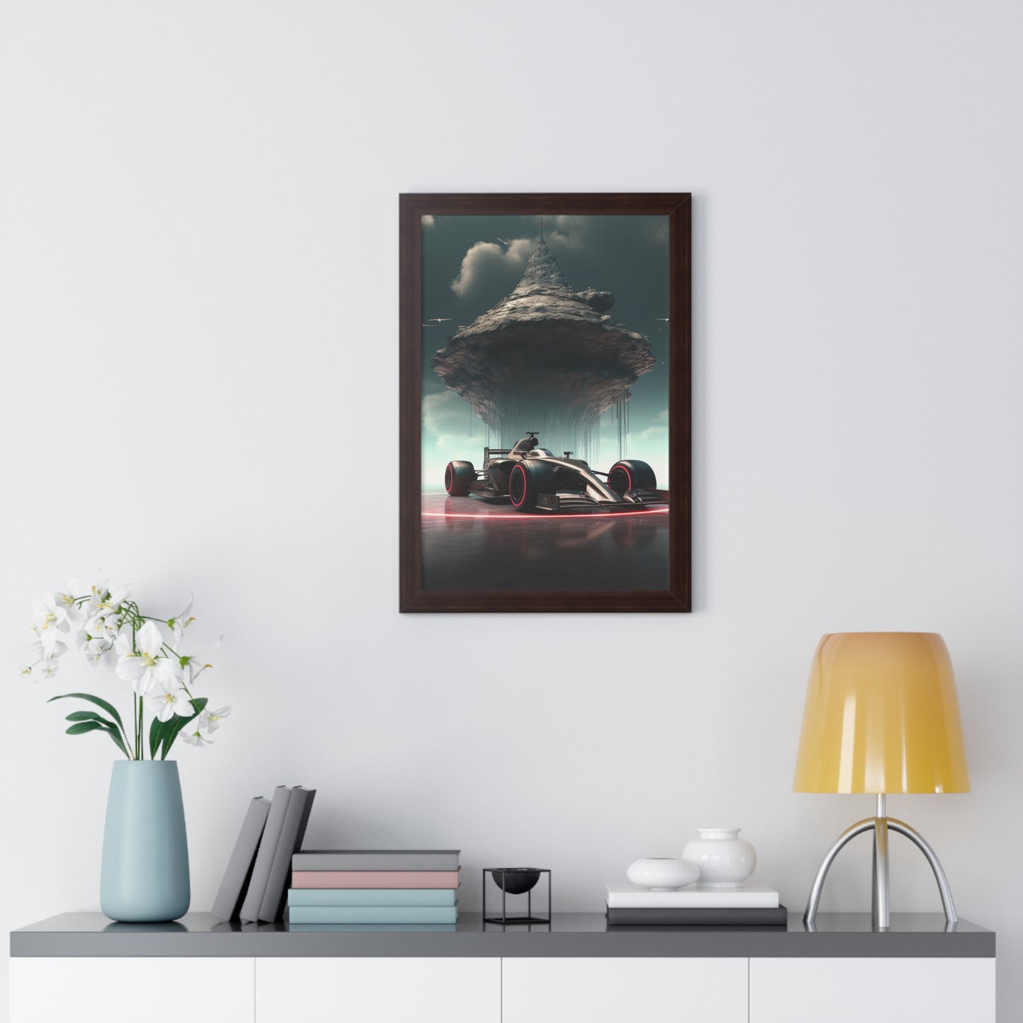 Skyscape Velocity - Framed Poster