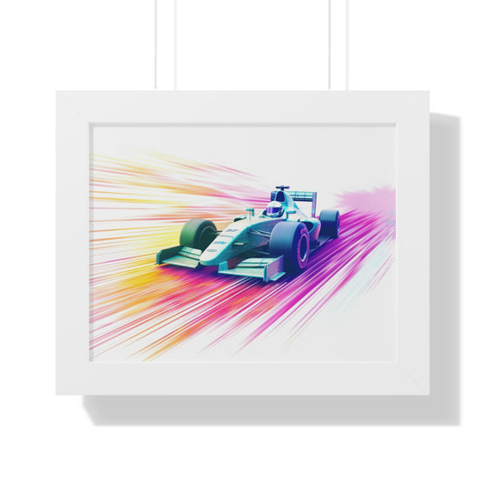 Formula Rush - Framed Poster