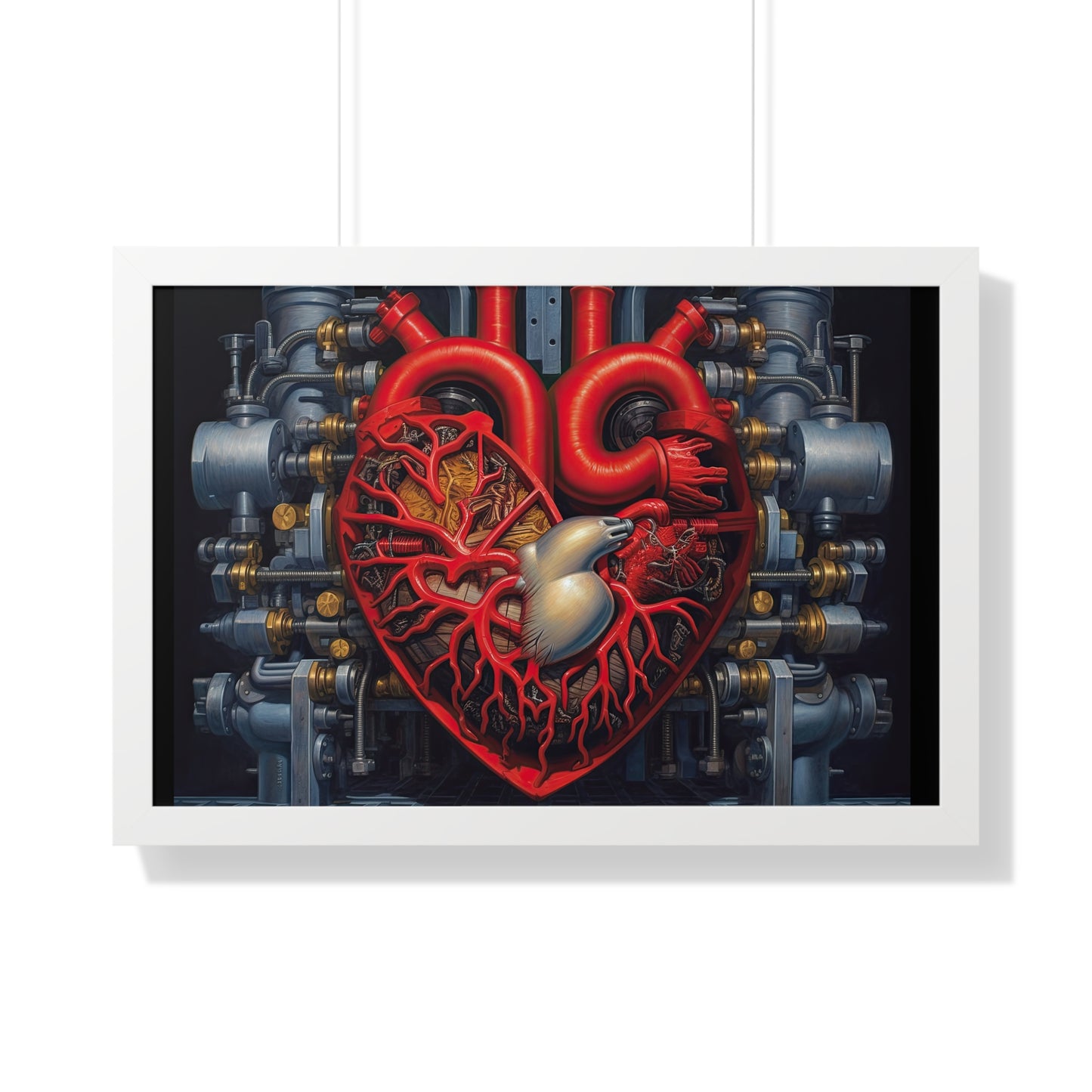 Heart of the Machine - Framed Poster