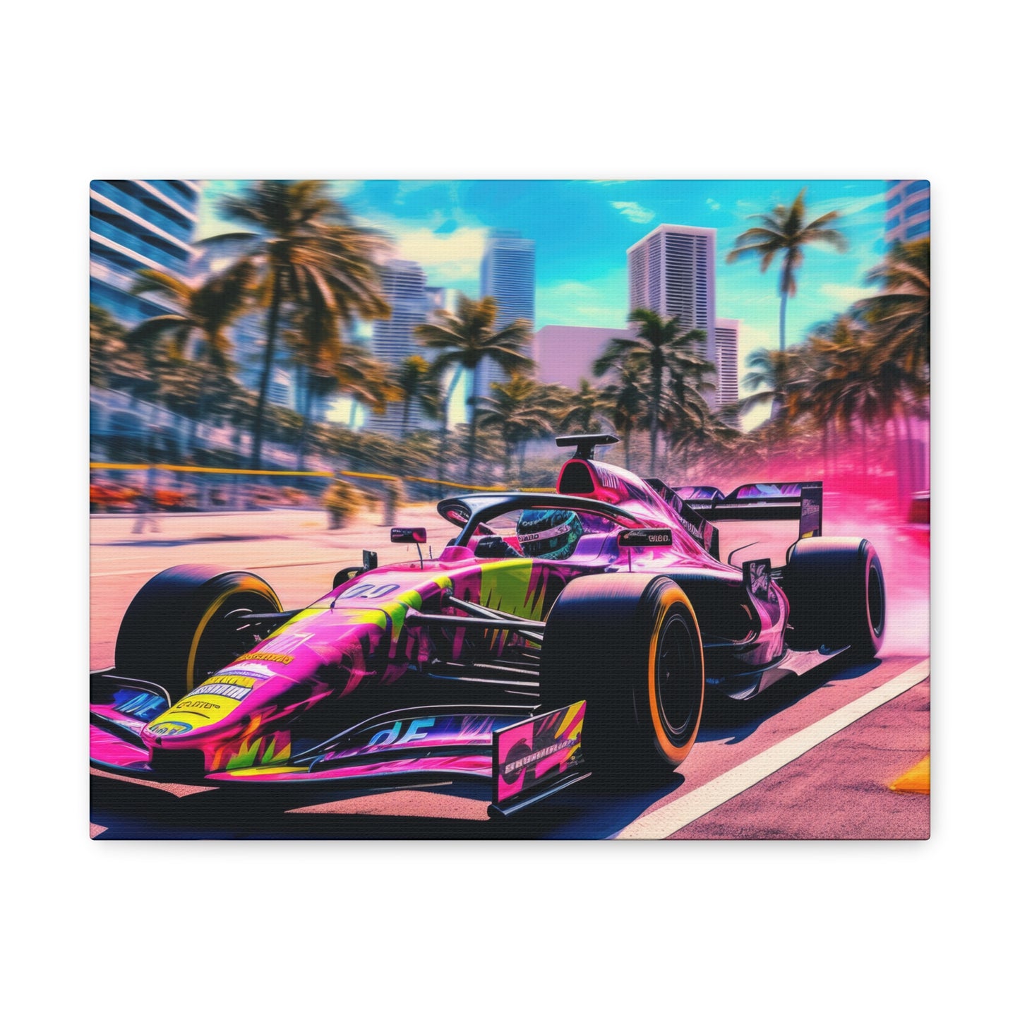 Miami Raceday Vibes - Canvas